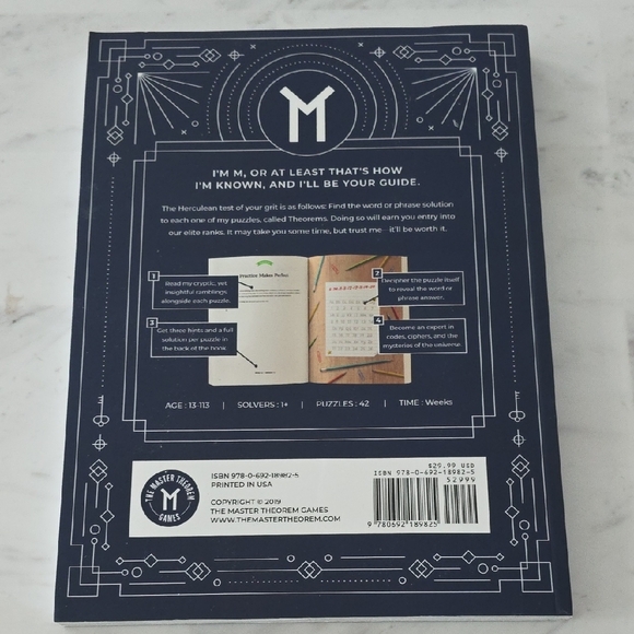 The Master Theorem Puzzle Book - Blue - Picture 6 of 6